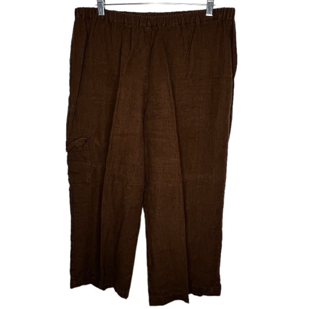 Chico's Linen Cropped‎ Pants